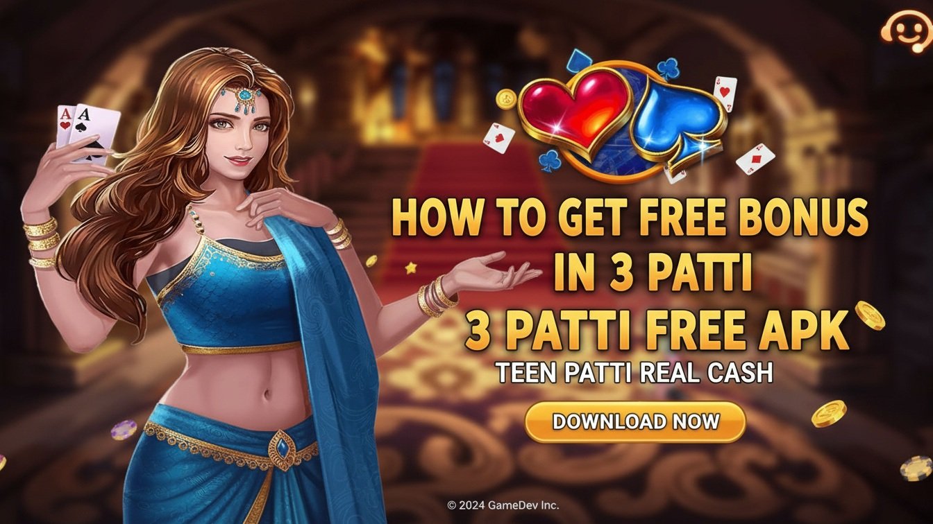 How to Get Free Bonus in 3 Patti Free APK – Teen Patti Real Cash