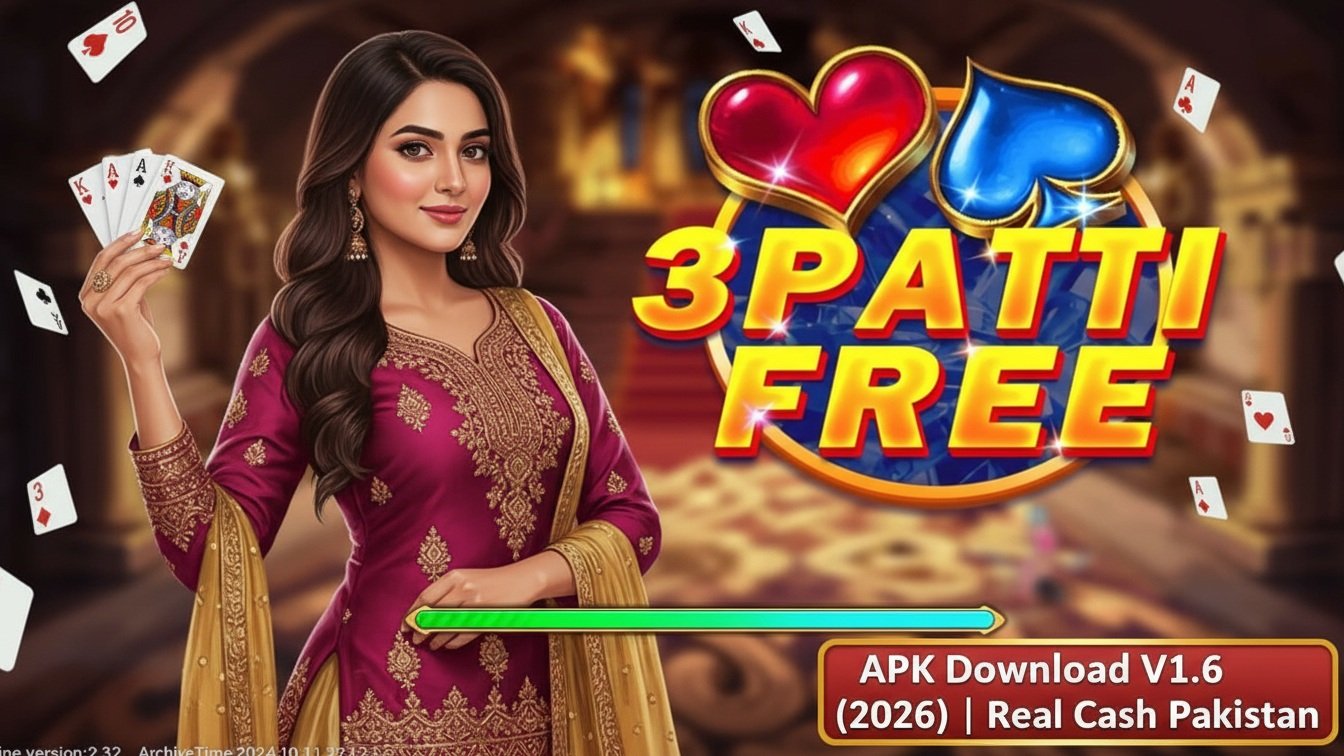 3 Patti Free APK Download V1.6 (2026) | Real Cash Pakistan