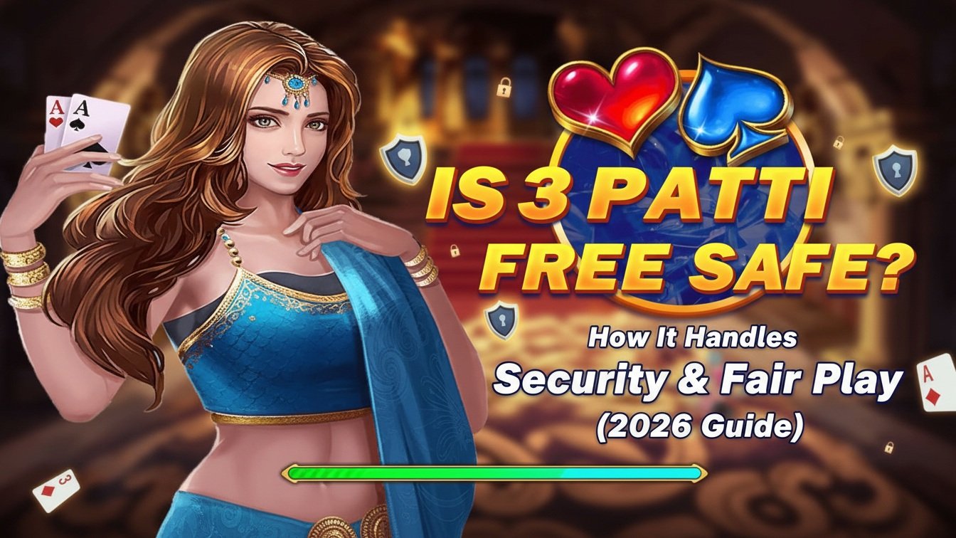3 Patti Free Safe to Play? How It Handles Security and Fair Play (2026 Guide)